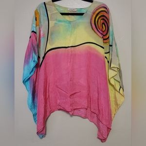 Handpainted Silk Top